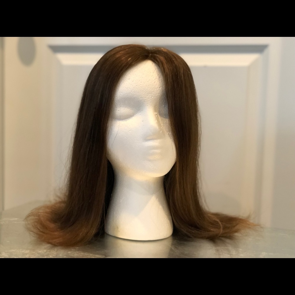Gorgeous brunette human hair wig